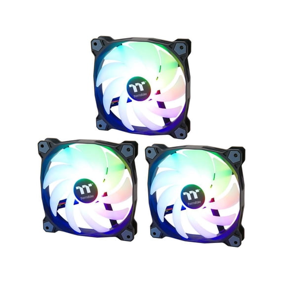 Thermaltake Pure ARGB 5V Motherboard Sync PWM Case Fan - Three Pack - 140mm
