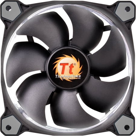 Thermaltake - Riing 12 LED 120mm Radiator Cooling Fan - White