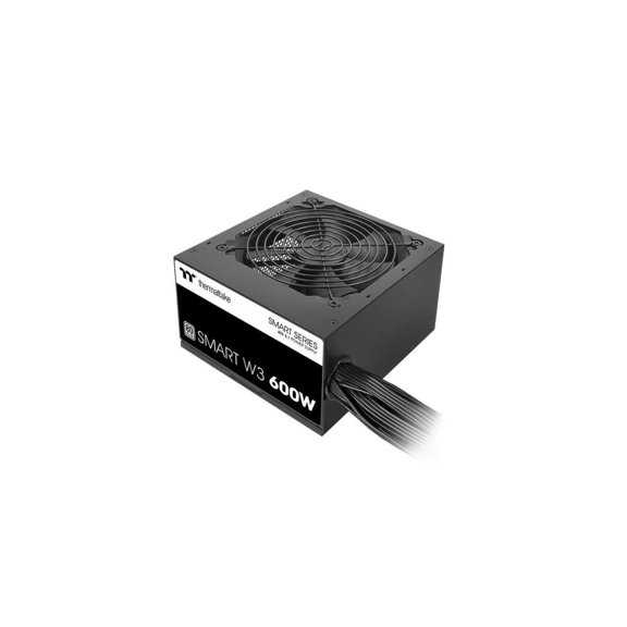 Thermaltake Smart W3 Series 80Plus Certified 600W Power Supply; ATX v3.1 Spec; 120mm FDB Fan; 5 Year Warranty; PS-SPW-0600NNFAWU-1
