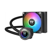 Thermaltake TH120 ARGB Sync V2 CPU Liquid Cooler/AlO Liquid Cooling/Fan 120mm*1/PWM 5002000 RPM/Mirror Waterblock/MB ARGB Sync Control, CL-W360-PL12SW-A
