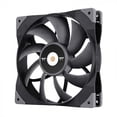thumbnail image 1 of Thermaltake TOUGHFAN 14 Black PWM 500~2000rpm-controlled high Static Pressure 140mm Circular Radiator Fan with with Anti-Vibration Mounting System Cooling, (1 Fan Pack) CL-F118-PL14BL-A, 1 of 3