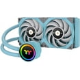 thumbnail image 1 of Thermaltake TOUGHLIQUID 240 ARGB Motherboard Sync All-in-One Liquid Cooling System High Efficiency Radiator CPU Cooler - Turquoise - 240mm, 1 of 7