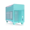 thumbnail image 1 of Thermaltake TR100 SFF Chassis; mITX Support; 18.9 Liters; PCIe 4.0 Riser Cable Included; 360mm GPU Clearance; 280mm Radiator Support; Removable PCIe Bracket; Mint Strawberry; CA-11A-00SLNN-00, 1 of 6