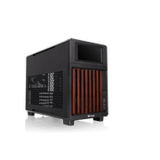 Thermaltake TR200 WS; Preinstalled 6.0 Inch LCD Screen; Micro Chassis; Wood Front Trim; mATX/mITX Support; 360mm Radiator Support; 365mm GPU Clearance; 258mm PSU Clearance; 175mm Air Cooler; Black