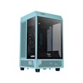 thumbnail image 1 of Thermaltake The Tower 100 CA-1R3-00SBWN-00 Turquoise Steel / Tempered Glass Mini-ITX Tower Computer Case, 1 of 5
