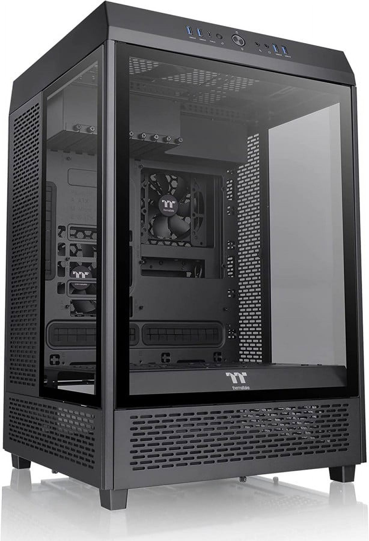 Thermaltake Tower 500 Vertical Computer Case Black E ATX Support 