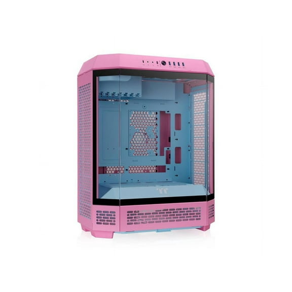 Thermaltake The Tower 600 Bubble Pink Mid Tower Chassis - Mid-tower - Bubble Pink - Tempered Glass, SPCC - 2 x 140mm Fan(s) Installed - Mini ITX, Micro ATX, ATX Motherboard Supported - 9 x Fan(s) S...