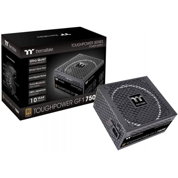 Thermaltake Toughpower GF1 80Plus Gold Full Modular Power Supply - 750W