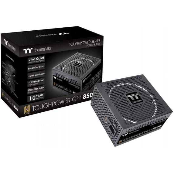 Thermaltake Toughpower GF1 80Plus Gold Full Modular Power Supply - 850W