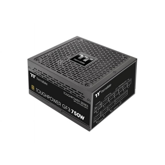 Thermaltake Toughpower GF3 750W, ATX 3.0 Standard, PCIe Gen.5 300W 12VHPWR Connector Included, 80+ Gold Full Modular SLI/Crossfire Ready Power Supply, 10 Year Warranty, PS-TPD-0750FNFAGU-4