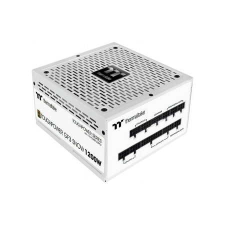 Thermaltake Toughpower GF3 Snow TPD-1200AH3FLG 1200W Power Supply - Internal - 120 V AC, 230 V AC Input - 3.3 V DC, 5 V DC, 12 V DC, -12 V DC, 5 V SB Output - 1200 W - Active PFC - 1 +12V Rails - 1...
