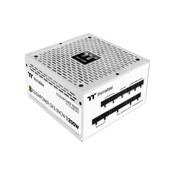 Thermaltake Toughpower GF3 Snow TPD-1200AH3FLG 1200W Power Supply - Internal - 120 V AC, 230 V AC Input - 3.3 V DC, 5 V DC, 12 V DC, -12 V DC, 5 V SB Output - 1200 W - Active PFC - 1 +12V Rails - 1...