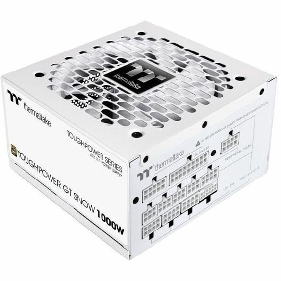 Thermaltake Toughpower GT Snow TPD-1000AH2FXG-3 1000W Power Supply - Snow - Internal - 120 V AC, 230 V AC Input - 3.3 V DC, 5 V DC, 12 V DC, -12 V DC, 5 V SB Output - 1000 W - Active PFC - 1 +12V R...