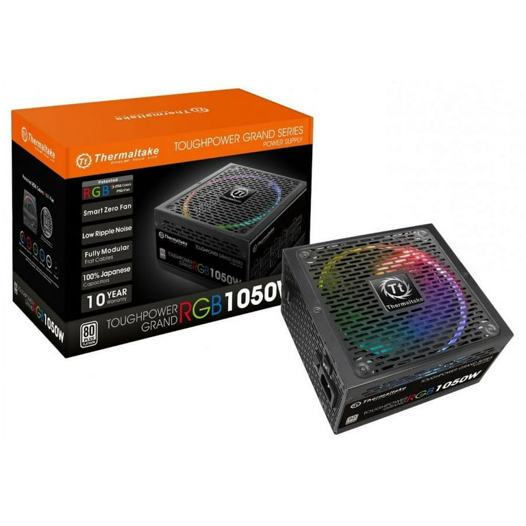 Thermaltake Toughpower Grand RGB Platinum Full-Modular Power Supply - 1050W  - Walmart.com