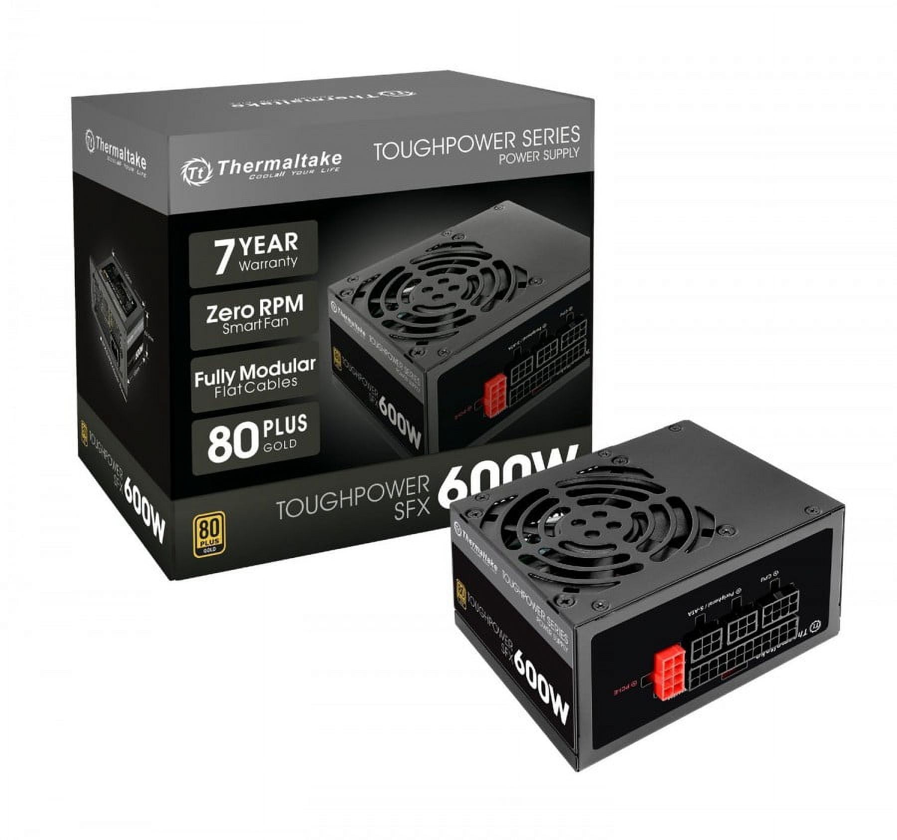 Thermaltake Toughpower SFX 80Plus Gold Power Supply - 600W