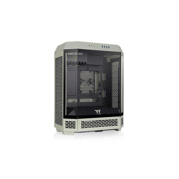 Thermaltake The Tower 600 Matcha Green Mid Tower Chassis - Mid-tower - Matcha Green - Tempered Glass, SPCC - 2 x 140mm Fan(s) Installed - Mini ITX, Micro ATX, ATX Motherboard Supported - 9 x Fan(s)...
