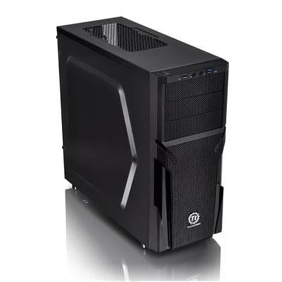 Thermaltake Versa H21 SPCC ATX Mid Tower Computer Chassis CA-1B2-00M1NN-00,Black
