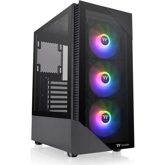 Thermaltake View 200 TG ARGB Computer Case, Black