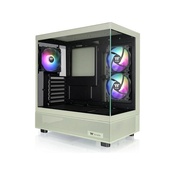 Thermaltake View 270 Plus TG ARGB ATX Mid-Tower Gaming Computer Case Matcha Green (CA-1Y7-00MEWN-01)