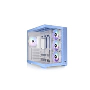 Thermaltake View 380 TG ARGB Hydrangea Blue ATX Case; 4x120mm ARGB Fans Included; Supports Hidden-Connector Motherboard; Front & Side Dual Tempered Glass Panel; CA-1Z2-00M1WN-00;