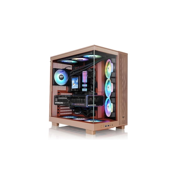Thermaltake CA-11E-00MGWN-00 View 380 XL TG ARGB, Dual Chamber, Gravel Sand