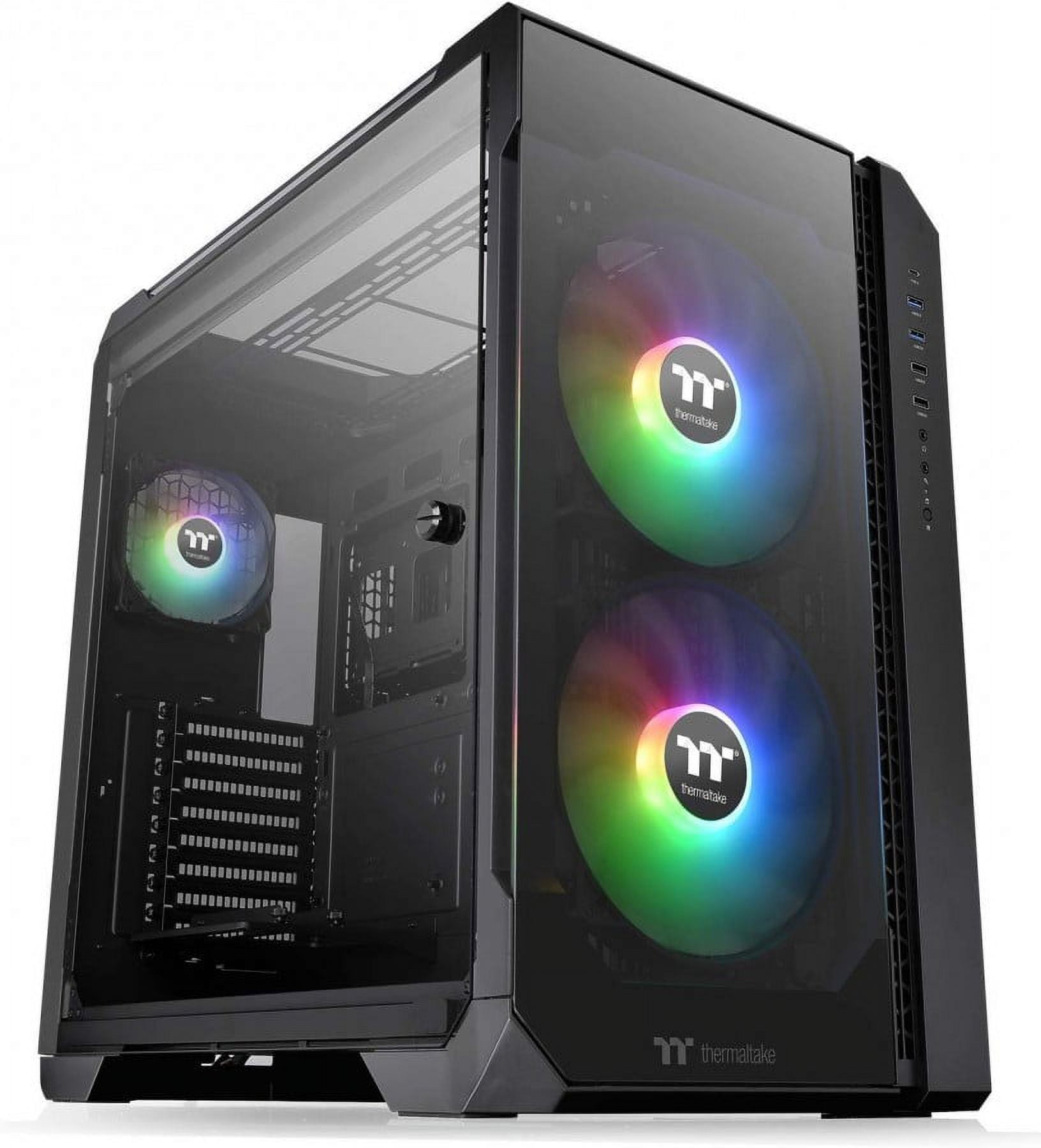 Thermaltake View 51 ARGB Tempered Glass Case - Black - Walmart.com