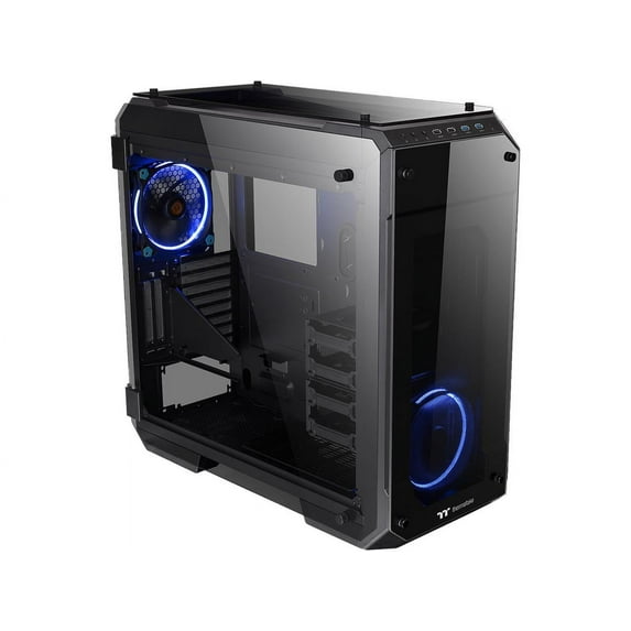 Thermaltake View 71 4x Temepred Glass Full Tower Large Open Gaming Computer Chassis - CA-1I7-00F1WN-00