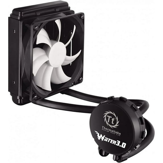 Thermaltake Water 3.0 Performer C 120mm AIO Liquid Cooling System CPU Cooler CLW0222-B, Black