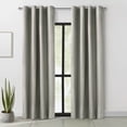 thumbnail image 1 of Thermaplus Alpine Blackout Premium Stylish and Functional Grommet Curtain Panel 52" x 95" Light Grey, 1 of 5