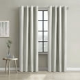 thumbnail image 1 of Thermaplus Alpine Blackout Premium Stylish and Functional Grommet Curtain Panel 52" x 84" White, 1 of 5