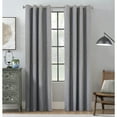 thumbnail image 1 of Thermaplus Maya Grommet Curtain Panel Window Dressing 52 x 95 in Grey, 1 of 5