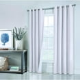 thumbnail image 1 of Thermaplus Ventura Grommet Curtain Panel Pair Window Dressing each 52 x 63 in White, 1 of 5