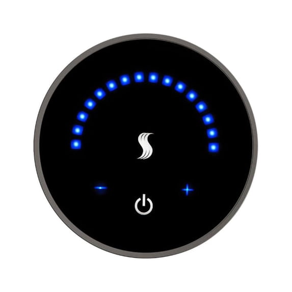 Thermasol Mtc Microtouch Round Steam Shower Controller - Black