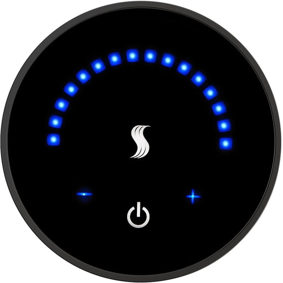 Thermasol MTC-MB Microtouch Round Steam Shower Controller - Black