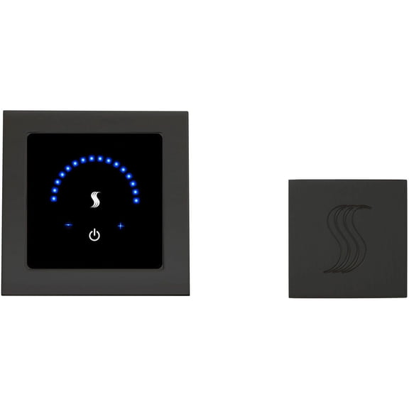 Thermasol MTMR-SVSQ-MB Microtouch Steam Shower Kit - Black