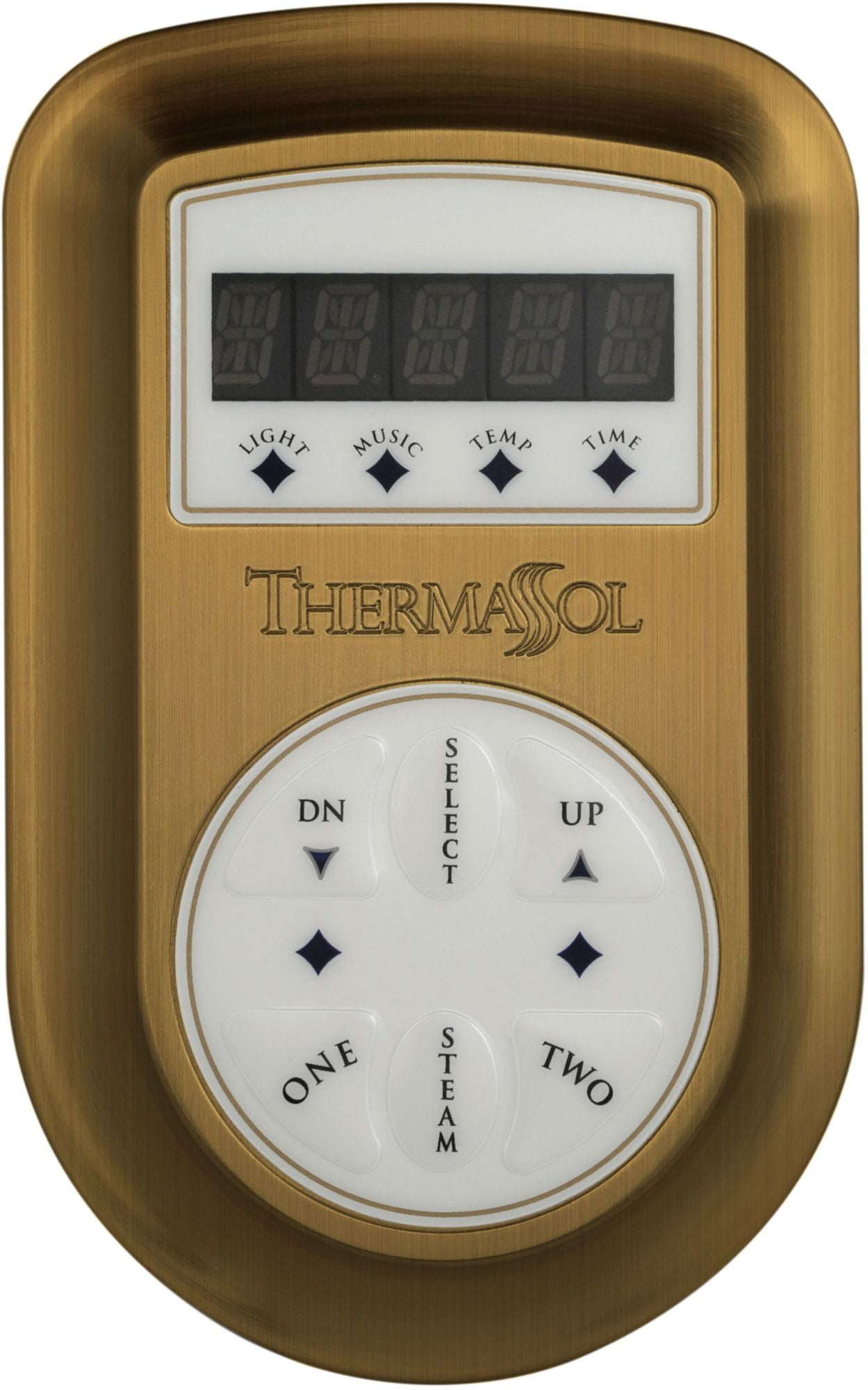 Thermasol Set Signature Programmable Steam Shower Controller Brass
