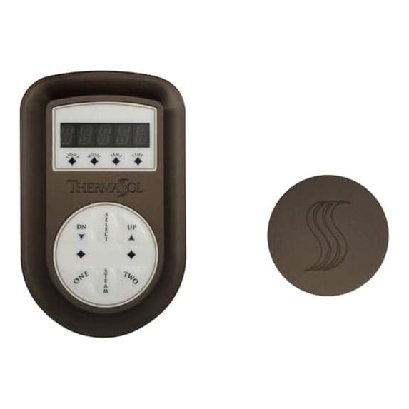ThermaSol Signature Series Control and Steam Head Kit Round