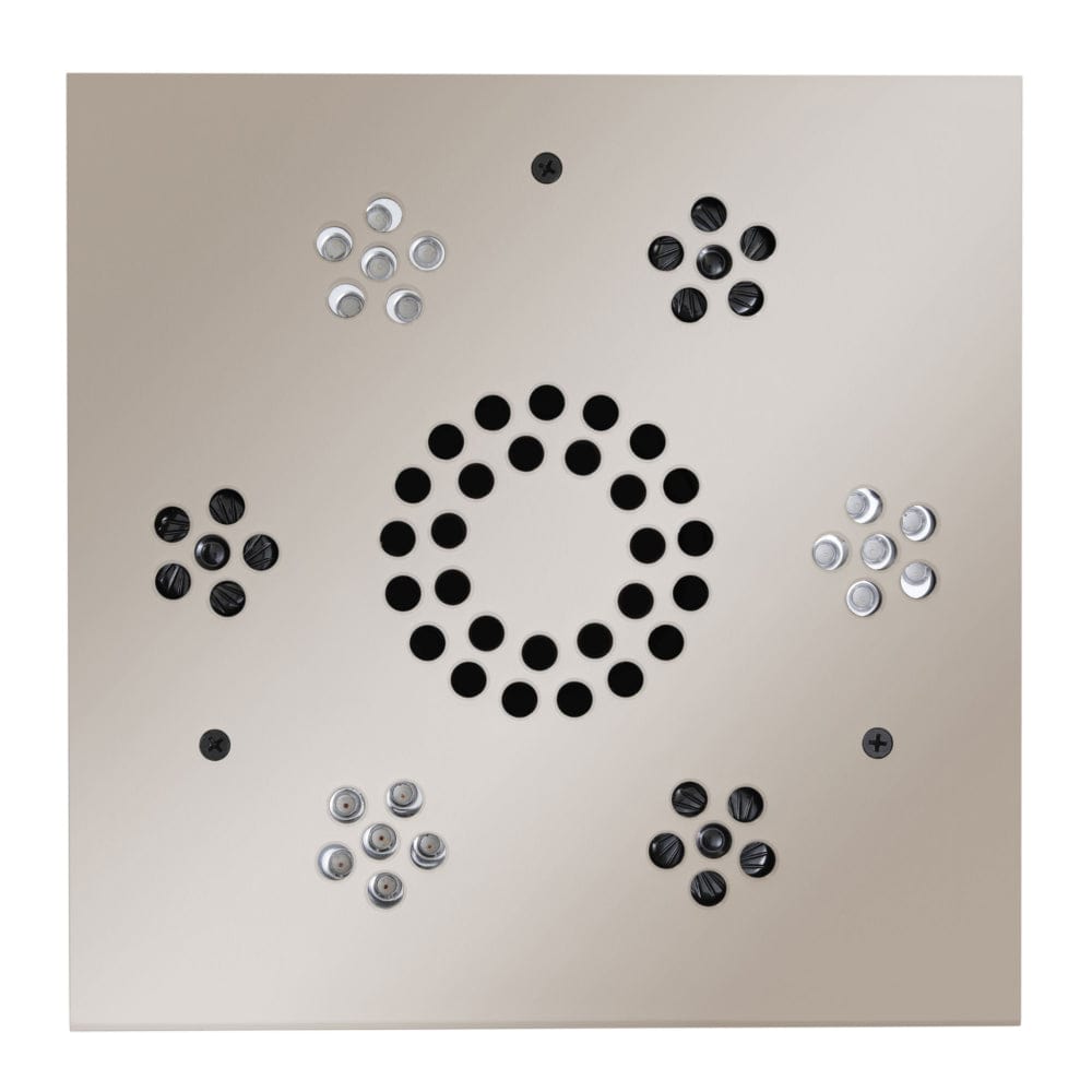 Thermasol Slsm Serenity Square Steam Shower Speaker - Nickel - Walmart.com