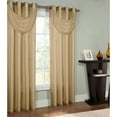 thumbnail image 1 of Thermavoile Rhapsody Lined Grommet Ascot Valance - 36x19", Mushroom, 1 of 3
