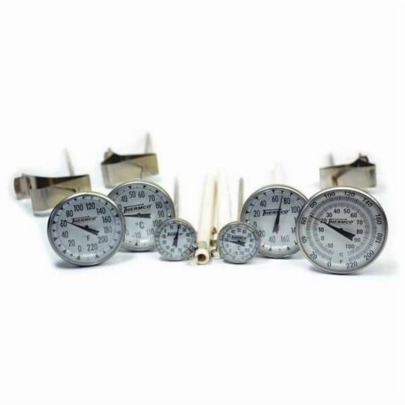 Thermco Dial Pocket Thermometer,ABS Plastic YP125FNSF