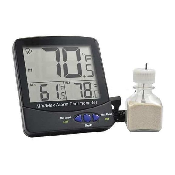 Digital Thermometer, -58 Degrees to 158 Degrees F for Wall or Desk Use