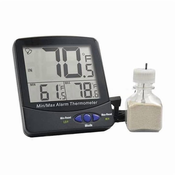 Digital Thermometer, -58 Degrees to 158 Degrees F for Wall or Desk Use ACC895WB