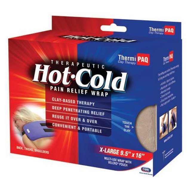 ThermiPaq Hot/Cold Pain Relief Wrap XLarge, 2 Pack
