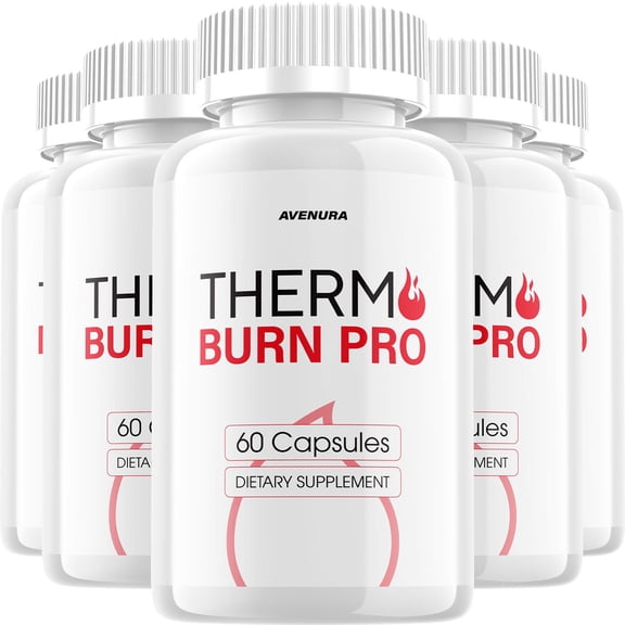 Thermo Burn Pro Capsules – ThermoBurn Pro Pills Advanced Blend Formula, Extra Strength, 5 Pack, 300 Capsules