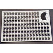 Thermo Cookie Cutting Sheet 1-7/8" Crescent 1/2 Moon 78/Sheet