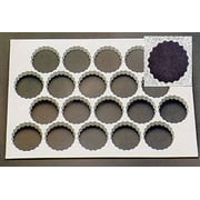 Thermo Cookie Cutting Sheet 3-9/16" Rosette 20/Sheet