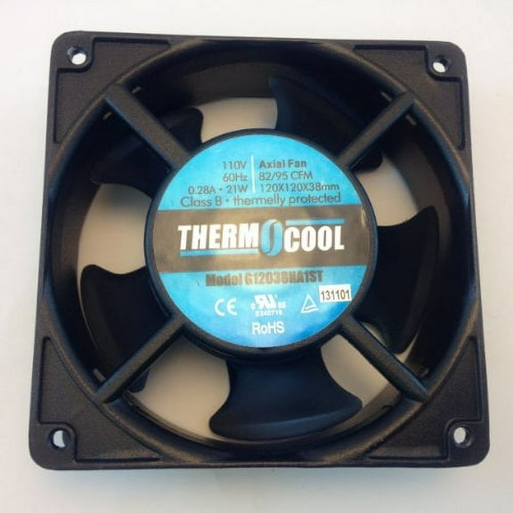 Thermo-Cool Thermocool 110V 60Hz Axial Fan (120X120X38Mm) .28Amp 21 Watts Electronic_Component_Fan
