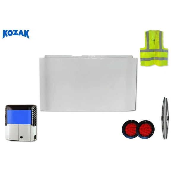 Thermo King SB: 200 100 110 190 200 200TG 210 230 300 310 400 Reefer Top Center Door (TK#98-7059) -007 Plus 2 pieces of Trailer tail lights, 2x 22 inch Windshield Wipers, KOZAK Vest are included