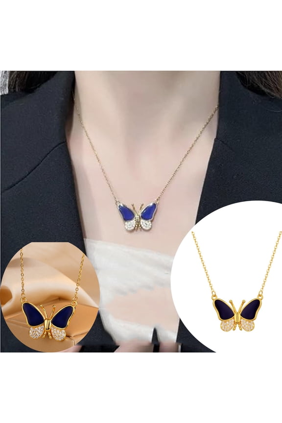 Thermo Sensitive Color Changing Necklace Magical Temperature Activated Jewelry Pendant for Women