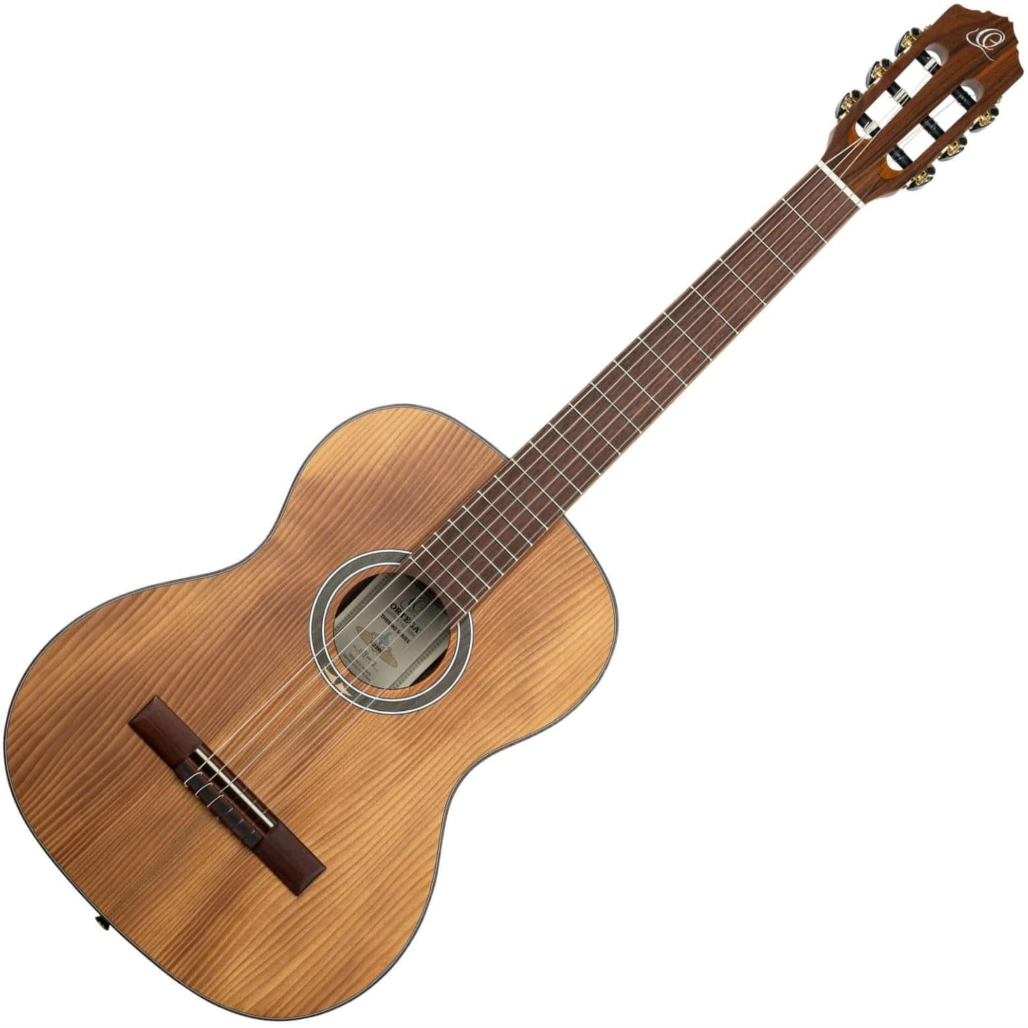 Thermo Series Roasted Solid Top Short Scale Slim Neck Nylon Classical Guitar w/ Bag